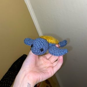 Handmade Crochet Stuffed Turtle